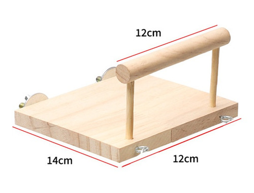 Repisa Con Percha Columpio Para Aves Loros
