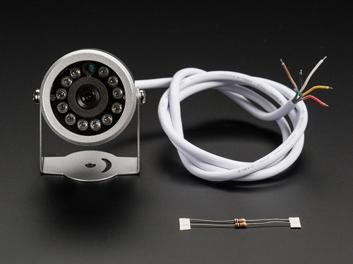 Imagen 3 de 6 de Camara Serial Ttl Jpeg/ntsc Video Ir Leds - Aduino, Pic, Avr