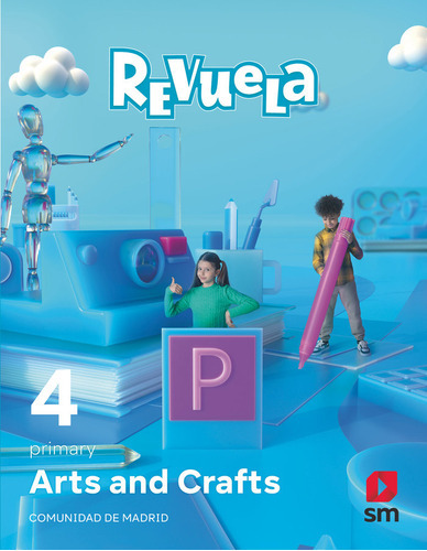 Arts And Crafts. 4 Primary. Revuela. Comunidad De Madrid, De Aa.vv. Editorial Ediciones Sm, Tapa Blanda En Inglés