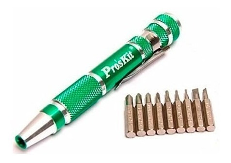 Set Destornillador Proskit Sd-9814 Bolsillo 9 Piezas Metal