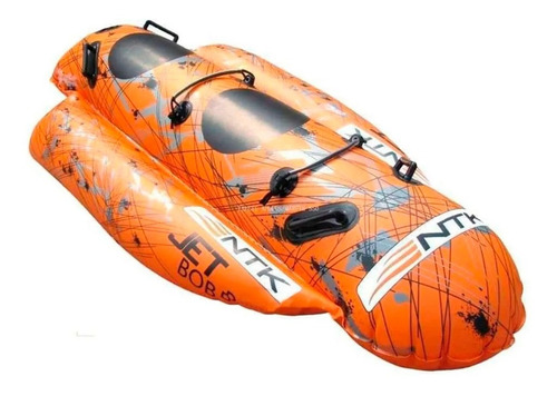Imagem 1 de 6 de Boia Banana Aquática Rebocável Jet Bob P/ 2 Pessoas Nautika