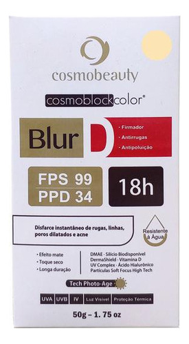 Blur D Firmador Dmae Fps99 Cosmobeauty Natural 50g