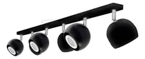 Comprar Lampara Aplique Techo Pared Gioluce Tini Gap 6 Luces Bocha Negro Cromo