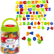 Comprar Números Magnéticos Alfabeto Imanes Coloridos Juguete Preesco