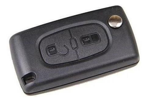 Imagen 4 de 9 de Carcasa Llave Navaja Peugeot 2 Bot 307 308 C/portapila