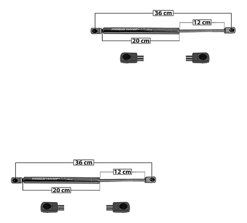 Par Amortiguadores De 5a Puerta Ford Excursion 00-07 Spart