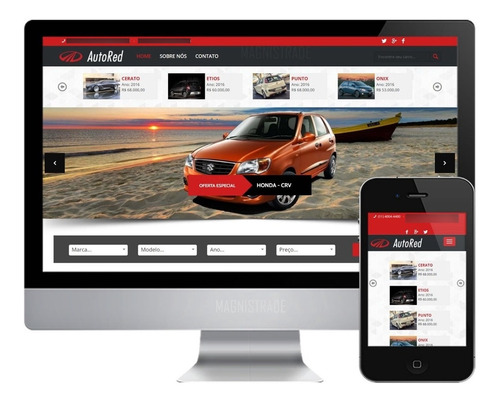 Script Php Site Revenda Veículos Automóveis Responsivo
