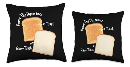 Almohada De Lanzamiento De Desayuno Tostado De Pan Tostado