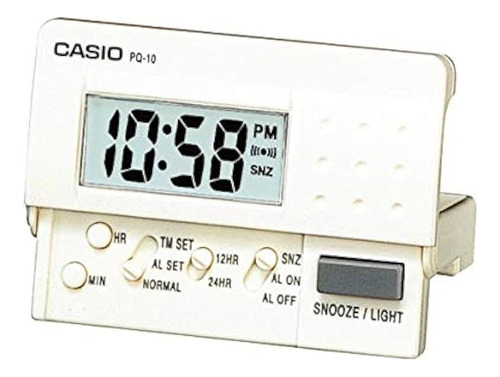 Reloj Despertador Casio | Pq-10-7r | Garantía Oficial