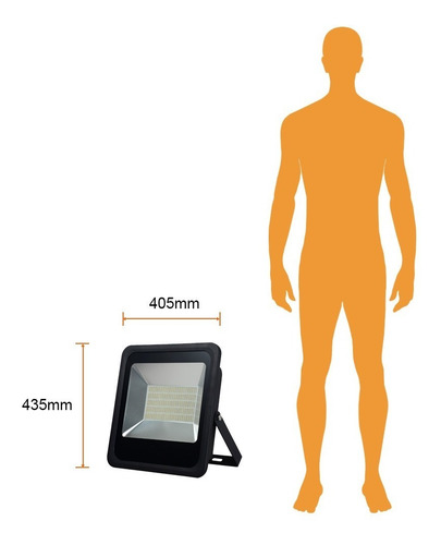 Imagen 4 de 5 de Reflector Exterior Led Ip65, 200w, Luz Fría Tecnolite