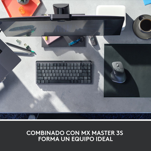 Mini Teclado Inalámbrico Logitech Mx Mechanical Iluminado