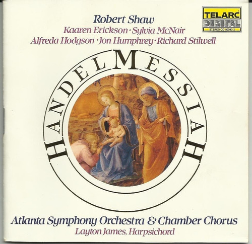 2 Cds Handel Messiah (the Complete Oratorio) 1984