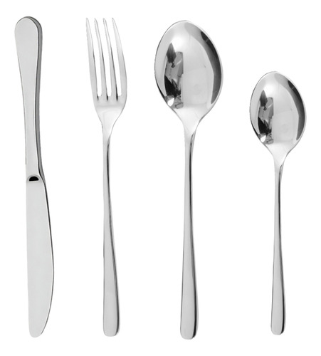 Faqueiro Luxo Aço Inox Conjunto Talheres Monaco 16 Peças Premium Tuut