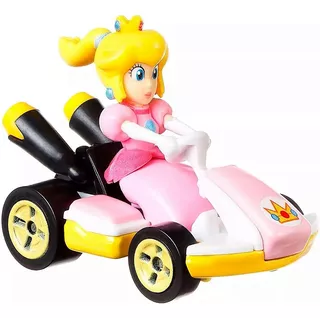 Princess Peach Standard Mario Kart - Carro Colec Hot Wheels