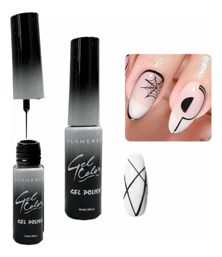 Liner Para Diseños Nail Art Gel Paint