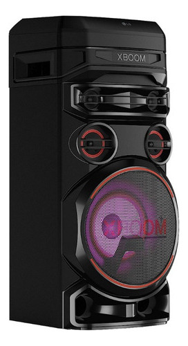 Torre Sonido Lg Xboom Rnc7 1000w Rms Karaoke Star Dj App Cs Negro