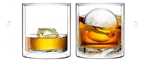 S Tea Juego Vasos Doble Pared Para Whisky Scotch 5 5 Onzas V