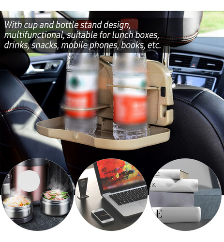 Organizador Para Asiento Trasero Del Coche Con Bandeja, Mesa