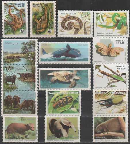 Selos Brasileiros Novos -  Fauna - 8300