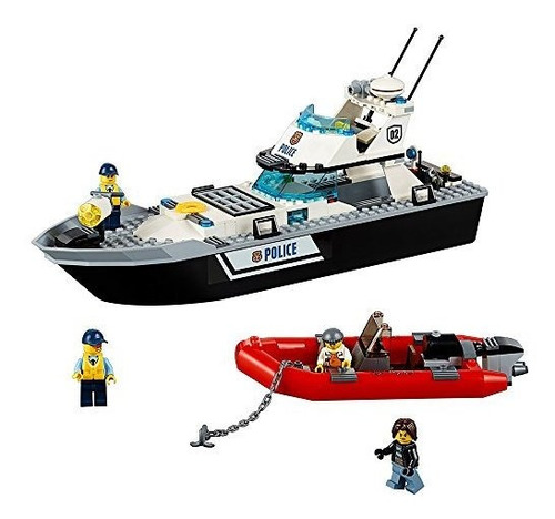 Lego City Police Patrull Boat 60129 Juguete De Construccion