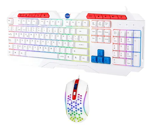 Kit gamer blanco sale