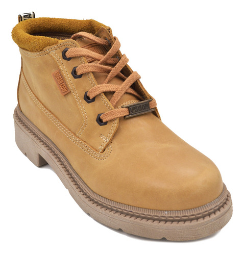 Borcego Corto Mujer Wallace Urban Cow Cuero Comodo Moda