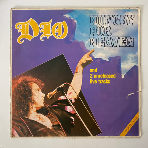 Lp Disco De Vinil Dio - Hungry For Heaven - Single Estandar (Usado)
