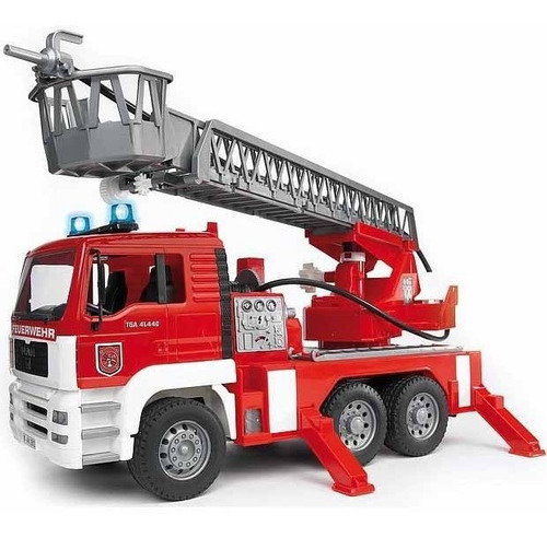 Bruder - Escala 1:16 - Camion De Bomberos Man Tga C/escalera