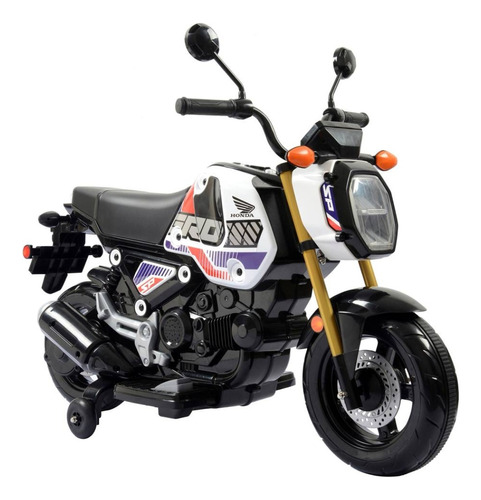 Motocicleta Eléctrica Montable Honda Sp Grom Escala 1:4 Color Negro