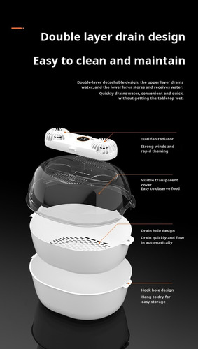 Ambientador Quick Defrost Inteligente De Gran Capacidad