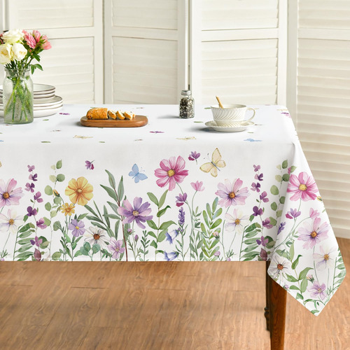 Mantel Horaldaily Spring Wild Flowers 152 X 213 Cm De Poliés
