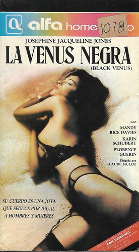 La Venus Negra Vhs Josephine Jacqueline Jones Black Venus