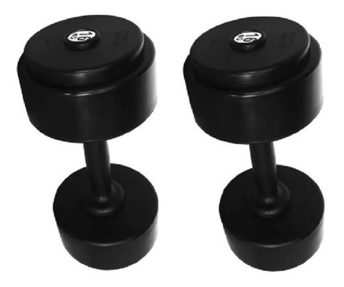 Kit Suporte Com Dumbell Monobloco Injetado 12 A 30 Kg - Par