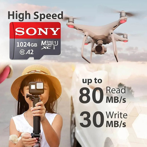 Tarjeta De Memoria Micro Sd Sony 512gb Sdxc V30 A2 Fc