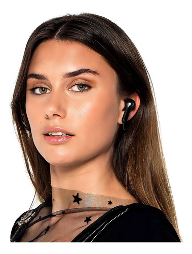 Audífonos in-ear gamer inalámbricos Skullcandy Indy black con luz LED - Excelente (Reacondicionado)