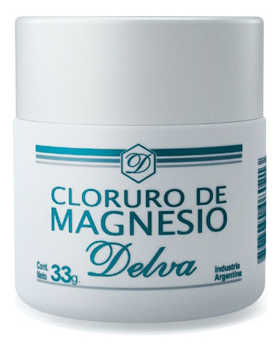 Cloruro De Magnesio Delva En Escamas 33grs Rinde 1 Litro Sabor Sin Sabor