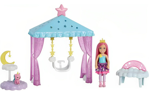 Muñeca Barbie Dreamtopia Chelsea Magic Cloud Balance Hlc27 Mattel juguete infantil mágico