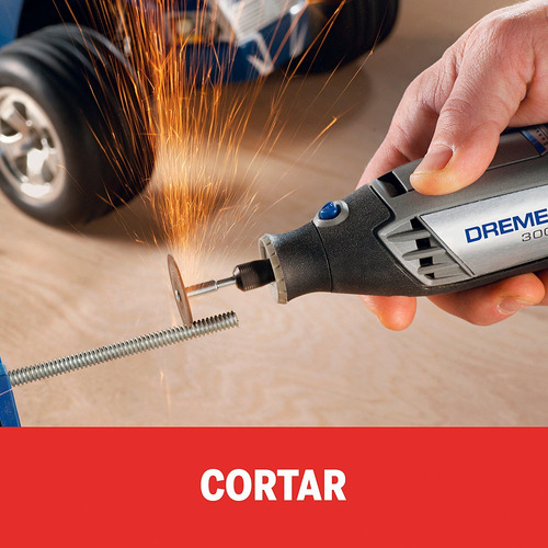 Multiherramienta Dremel 3000 + Eje Flexible + 82 Accesorios