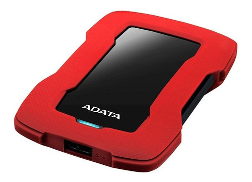 [ ] Disco Duro Externo Adata 2 Teras Hd330 Antigolpe Rojo