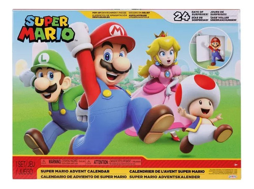 Super Mario Pop-up Environment Calendario De Navidad