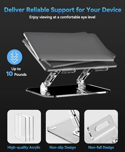 Soporte Ajustable Plegable Para Portátil, Soporte Ergonómico