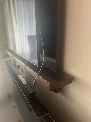 Rack Tv Para Living Caoba Oscuro