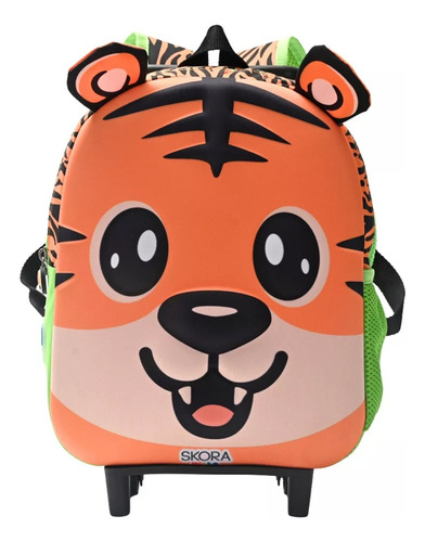 Mochila Con Carro Infantil Skora Hello Kawaii Animales 