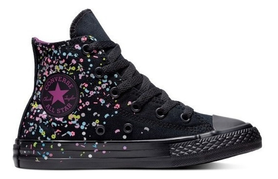 converse altas con plataforma negras converse altas con plataforma negras