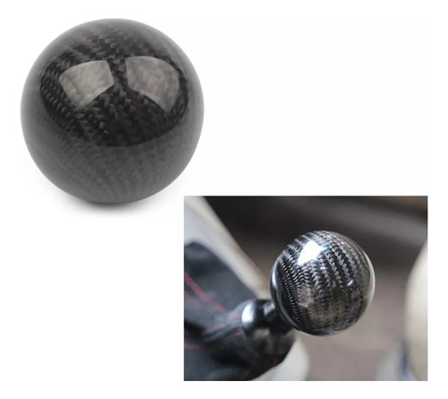 Perilla Palanca Negro Fibra Real Vw Jetta A6 Style 2016