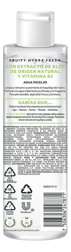 Agua Micelar Pond's Fruity Hydr
