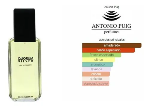 Precio perfume quorum silver 100 ml hotsell