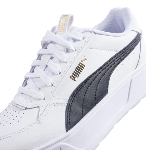 Tenis Puma Karmen Rebelle Jr Blanco Negro Mujer 388420-02