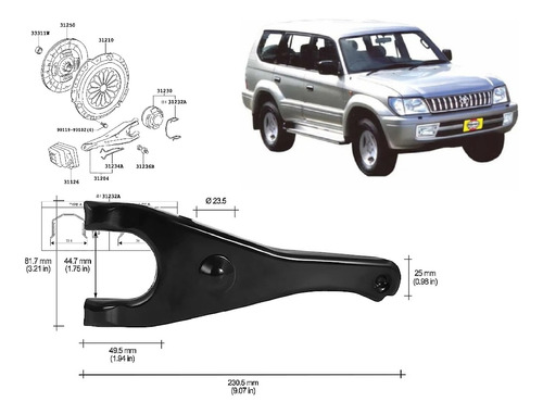 Horquillas Clutch Land Cruiser Prado Vz 2004 2005 2006