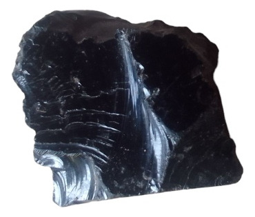 Obsidiana Vidrio Volcánico Trozo De 20 X20 Mm En Bruto 